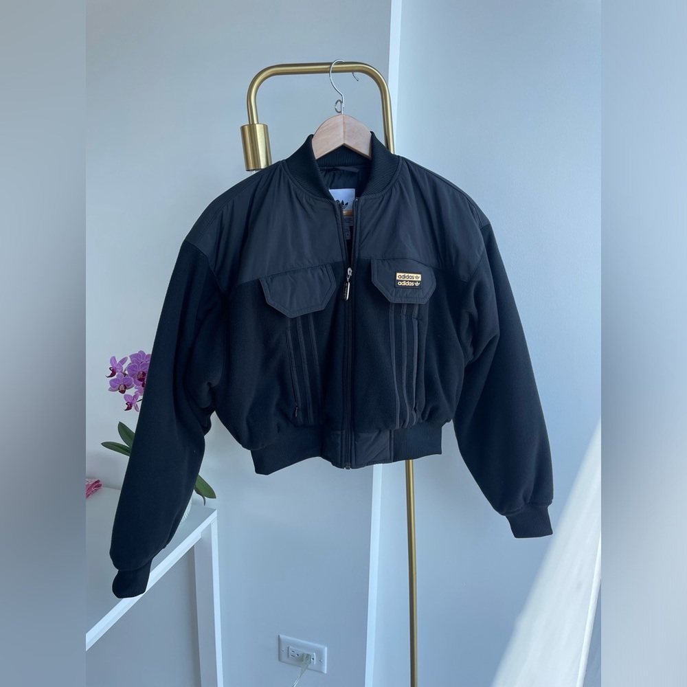 Adidas Cropped Bomber Jacket